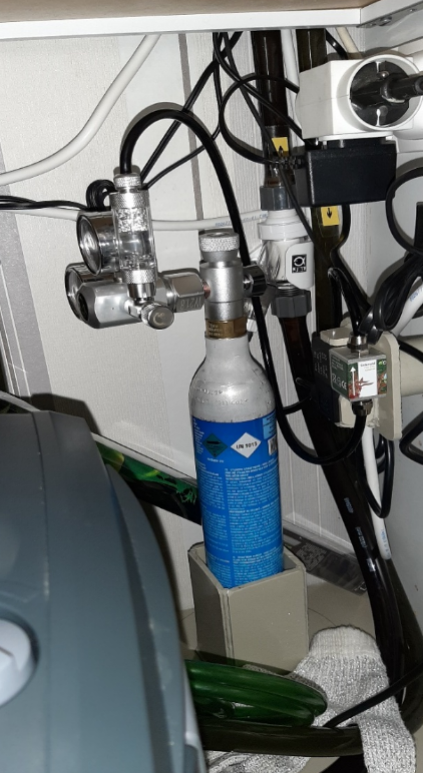 Installation aquarium CO2