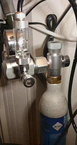 Installation aquarium CO2 sodastream zoom