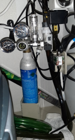 Installation aquarium CO2 sodastream vue d'ensemble