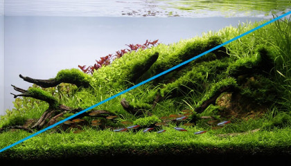 aquascaping composition triangle