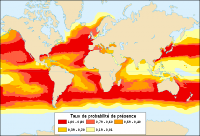 Zones de fréquentation des Môles