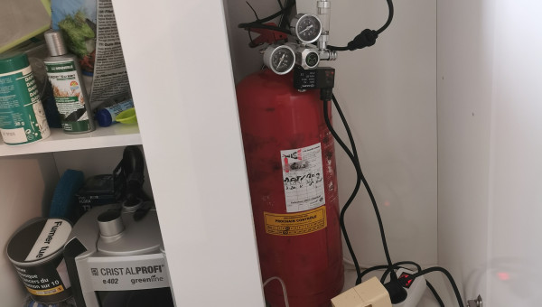 Installation co2 avec diffuseur direct modifier