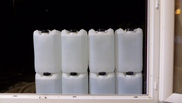 J+15 : Premier changement d'eau