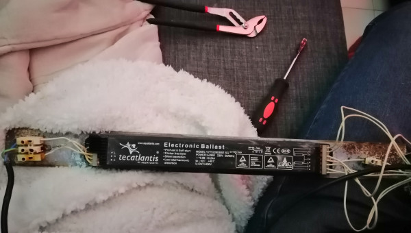 Remise en état de ma rampe d'éclairage