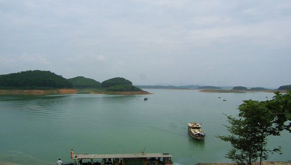 La rivière chay au niveau de Bac ha (nord Vietnam)