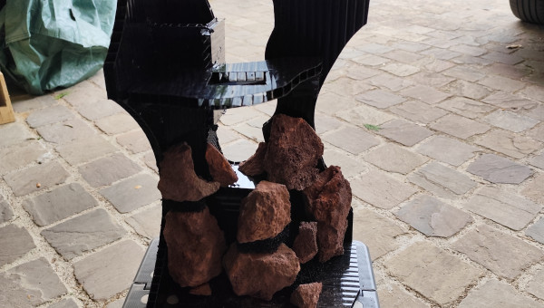 Disposition des pierres ponces vue 2