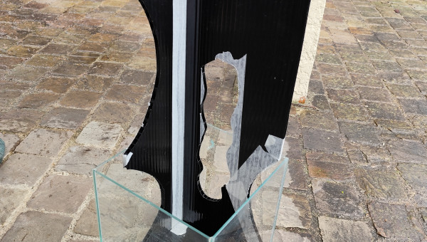 Découpe de la plaque de PPA