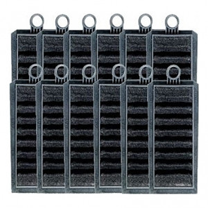 12 Cartouches de charbon actif pour filtre EHEIM Liberty 2040/2041/2042