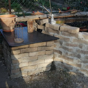 Bassin extérieur fabrication maison