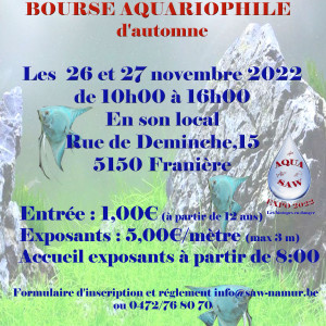 Bourse d'automne (26 et 27 novembre