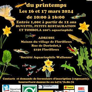 Bourse Aqua-terrariophile de printemps  de la SAW