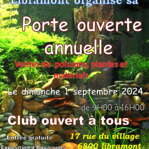 Portes ouvertes Club AquaLibramontois