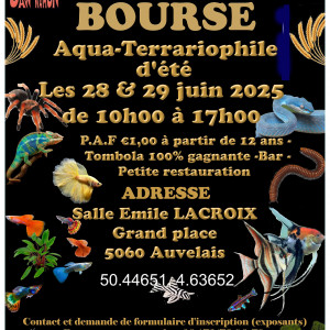 Bourse Aqua-Terrariophile d'été
