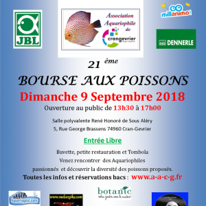 Bourse aux poissons / reptiles