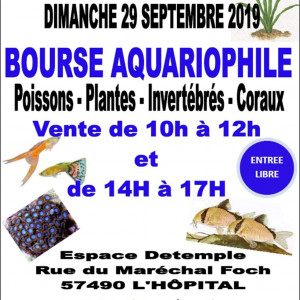 Bourse du Cercle Aquariophile de L'hôpital