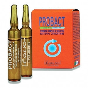 Complexe probiotique Equo PROBACT à action antibiotique et antivirale - 6 ampoules 5ml