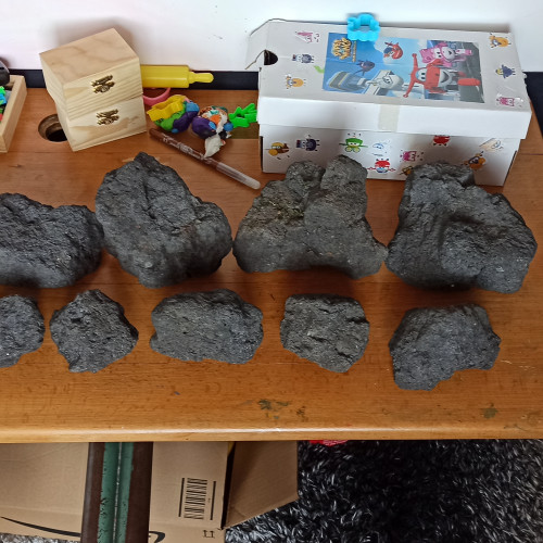 Pierres de lave de la réunion