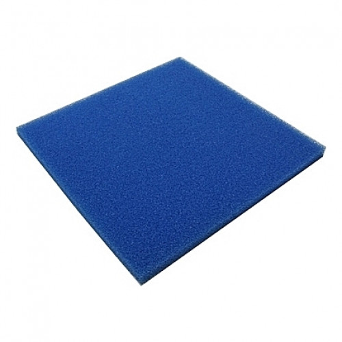 Mousse filtrante bleue large 50x50x2,5cm