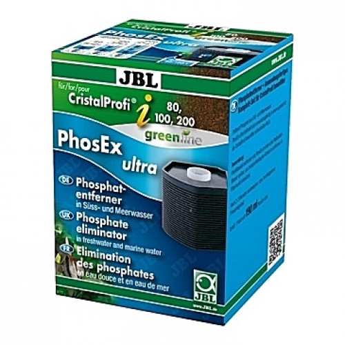 Kit de filtration anti-algues JBL PhosEx ultra pour CristalProfi i-série (60 à 200) par élimination des phosphates - 190ml