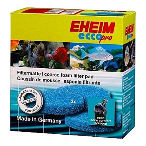 3 Coussins de mousses bleues pour filtre EHEIM Ecco Pro (EHEIM 2232-34-36)