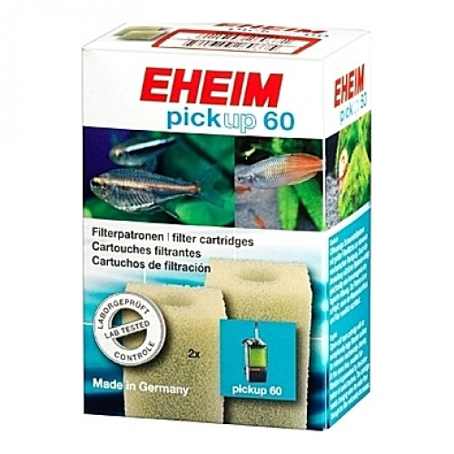 2 Cartouches filtrantes (mousses blanches) pour filtre EHEIM pickup 60 (EHEIM 2008)