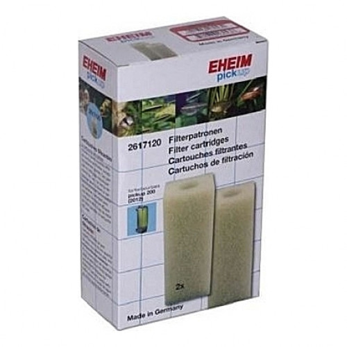 2 Cartouches filtrantes (mousses blanches) pour filtre EHEIM pickup 200 (EHEIM 2012)