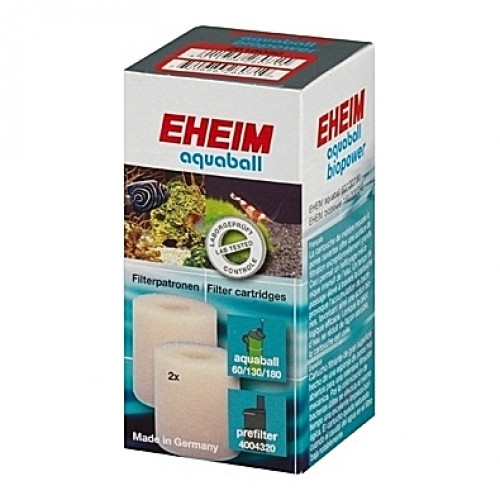 2 Mousses blanches pour filtre EHEIM aquaball 60/180 et Biopower 160/240 (EHEIM 2208-10-12- 2401-02-03)