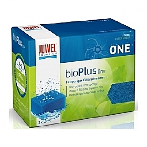 2 Mousses bleues fines bioPlus Taille S pour filtre JUWEL Bioflow One