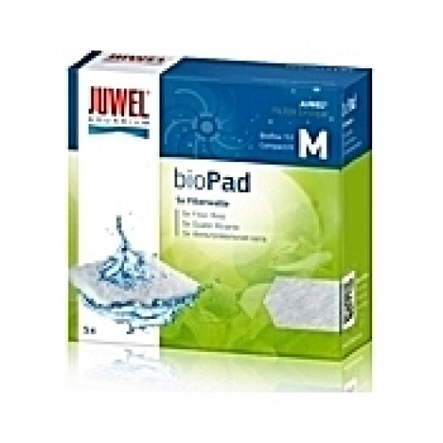 5 Ouates (perlon) compactes filtrantes bioPad Taille M pour filtre JUWEL Bioflow 3