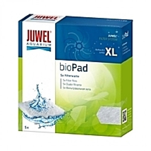 5 Ouates (perlon) compactes filtrantes bioPad Taille XL pour filtre JUWEL Bioflow 8