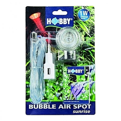 Spot de lumière submersible (LED rouge) 1W HOBBY BUBBLE AIR SPOT sunrise