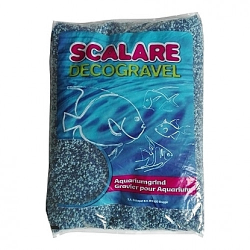 Gravier bleu et blanc SCALARE DECOGRAVEL (Parma) - 2 à 3mm - 4Kg