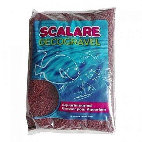 Gravier rouge SCALARE DECOGRAVEL (Bologna) - 2 à 3mm - 4Kg