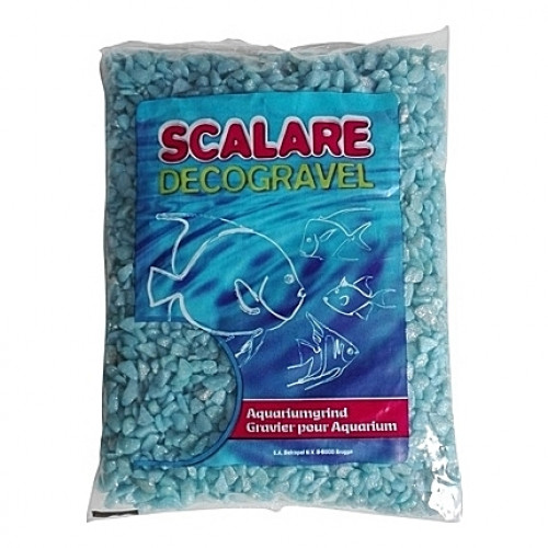 Gravier bleu/turquoise SCALARE DECOGRAVEL (Firenze) - 6 à 9mm - 1Kg