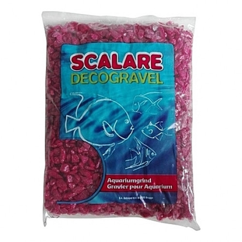 Gravier fushia SCALARE DECOGRAVEL (Prescara) - 6 à 9mm - 1Kg