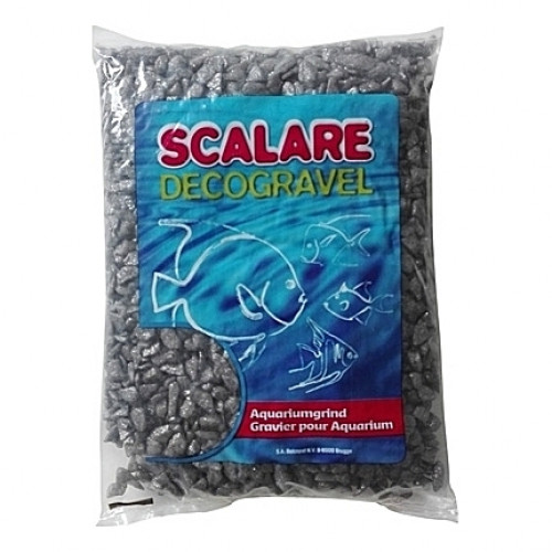 Gravier gris/noir SCALARE DECOGRAVEL (Taranto) - 6 à 9mm - 1Kg