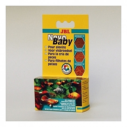 Nourriture variée pour alevins JBL Novo Baby - 3x10ml