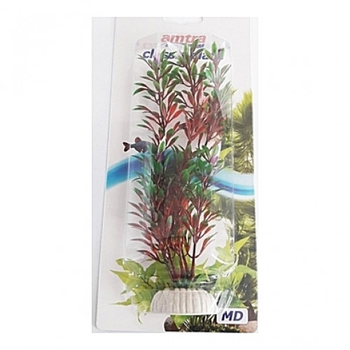Plante artificielle verte et rouge 18cm