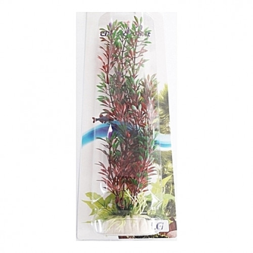 Plante artificielle verte et rouge 27cm