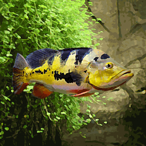 Cichla ocellaris (5 à 7 cm)