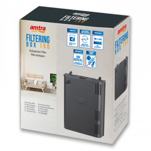 Filtre interne Amtra/Wave Black Box filter 150 (aquarium <120L) 520 l/h