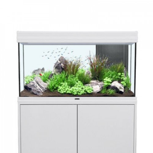 Aquarium Fusion Aquatlantis Blanc avec meuble