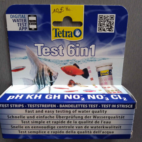 Test de l'eau Tetra 6 en 1