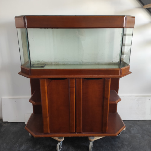 Aquarium avec meuble en bois 250L