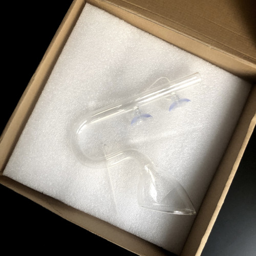 Canne de rejet en verre LilyPipe et sa canne d'aspiration