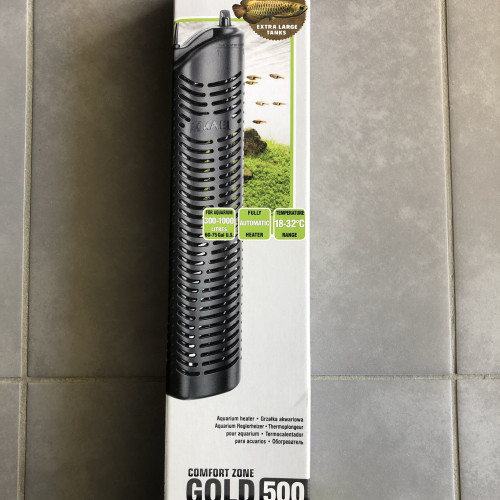 Chauffage Comfort Zone Gold 500W NEUF en boîte pour aquarium