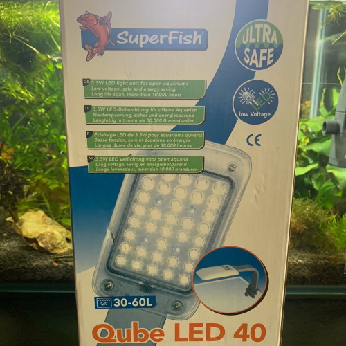Eclairage Superfish Qube LED 40