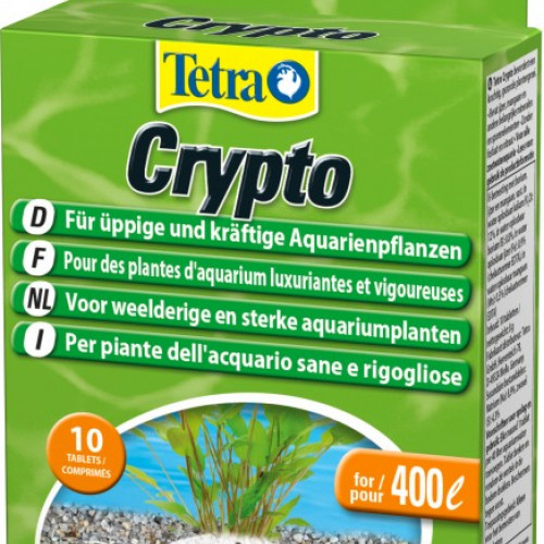 Tetra Crypto Lot de 10 comprimés pour Plantes d'aquarium aquatiques ENGRAIS