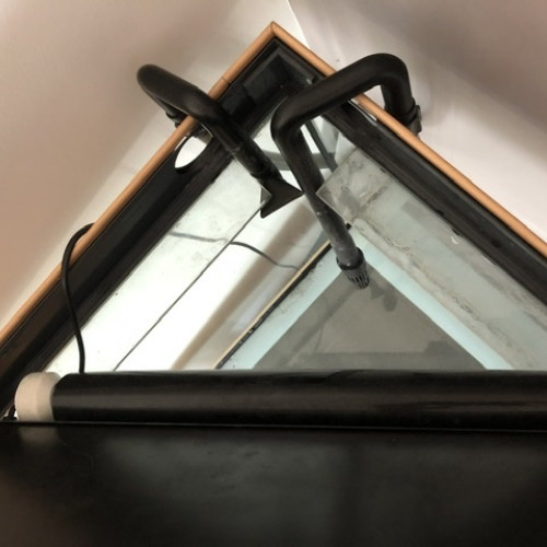 Vends aquarium d’angle 200litres