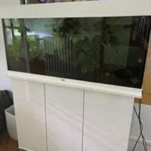 Aquarium Juwel RIO 180 LED + meuble BLANC